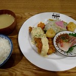 いっかく食堂 - チキン南蛮＆胡麻カンパチ