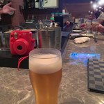 Okonomiya Kiteppan Shokudou Peizuri - とりあえずビールと内観