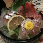 江戸前がってん寿司 - 本日の白身刺し盛り（1,580円）