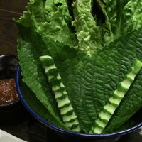 焼肉トラジ ルクア大阪店 - 彩りサンチュ 