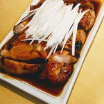 阿づ満庵 - 鶏肉の北京ダック風650円