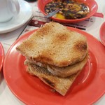 Ya Kun Kaya Toast - カヤ・ピーナツ・トースト、かなり甘め