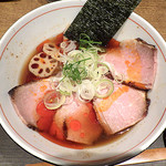 麺と心 7 - 冷やしラー油肉そば（2019年冷やし第2弾）