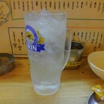 串かつ 源 - レモンサワー