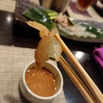 禅紫 - かわはぎ肝ポン酢