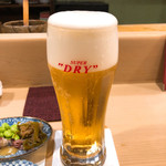 うを徳 - 生ビール