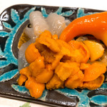 うを徳 - 甘手鰈、馬糞海胆、青柳