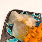 うを徳 - 甘手鰈、馬糞海胆、青柳