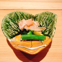 饗庵大乃 - 有機野菜のおひたし 勝男節
