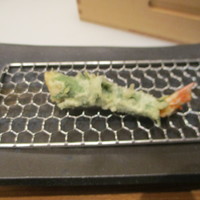 日本料理 はなの - 海老の大葉巻き