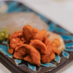 うを徳 - "臠（さしみ）"、蝦夷馬糞靈螺子（えぞばふんうに）