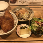 ふくい軒 - ソースカツ丼＆ミニおろし蕎麦セット