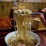 満留賀 - ミニネバネバ丼セット（温かいたぬきそば）　950円
