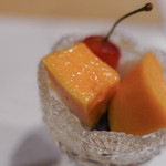 うを徳 - "果子（このみくさのみ）"、夕張甜瓜（ゆふばりからうり）