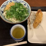 Marugame Seimen Saku Ten - 冷やし梅おろし かしわ天