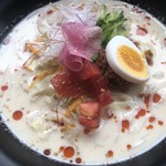 カフェアンドショップ ロータスランド - 2019/06/23
      モーニング A set 紅茶 380円
      週替りおまかせセット 豆乳担々麺 550円
      プリン 220円×2個
      玉子焼き 250円