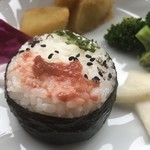 カフェアンドショップ ロータスランド - 2019/06/23
      モーニング A set 紅茶 380円
      週替りおまかせセット 豆乳担々麺 550円
      プリン 220円×2個
      玉子焼き 250円