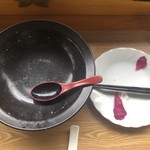 カフェアンドショップ ロータスランド - 2019/06/23
      モーニング A set 紅茶 380円
      週替りおまかせセット 豆乳担々麺 550円
      プリン 220円×2個
      玉子焼き 250円