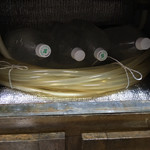 ビールスタンド重富 - 尋常じゃないビールホースの長さ