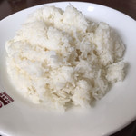 インド・ネパール料理アビヤン - ライス。バスマティ米が使われてて香り良い