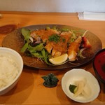 Tori Oto - 美明豚（びめいとん）ステーキ定食1500円