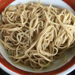 自家製太麺 渡辺 - 味付細替玉を混ぜ混ぜ