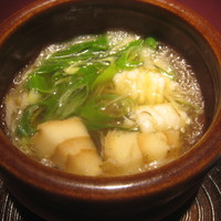 赤坂 渡なべ - 鱧・九条葱・ゴボウの鍋