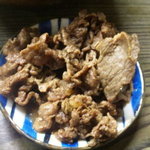 みさきうどん - 馬肉（別皿）