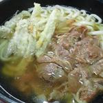 立花うどん - 肉ごぼう　ネギ抜き