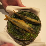 Convivio - 琵琶湖天然稚鮎フリットのラザーニャ