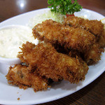 おばちゃんからシャアしていただいたカキフライ