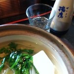 ぽん太 - 湯豆腐にはポン酒