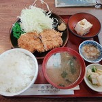 餃子会館 - ヒレカツランチ 1000円