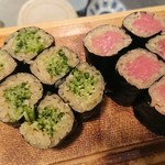 すし酒場 平島 - トロ鉄火とかっぱ巻き