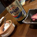 Imonchu - お通し、ジーマーミ豆腐、オリオンビール
