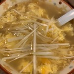 炭火焼肉 瑠嗣亜 - 玉子スープ
