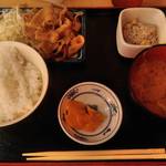 目利きの銀次 - 日替わり・生姜焼き定食