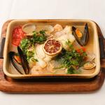 MINOH RIS CAFE - ★寺本農園のハーブが香る鯛のアクアパッツァ