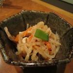 Ozenyaokuri - お通しの小鉢は切干大根480円