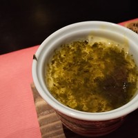 寿司割烹 旬はなれ 重絆 - あおさﾀﾌﾟｰﾘ茶碗蒸し♡