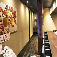 京都 三条 やま平 - カウンター 木村英樹作品は滋賀から移設とのこと('19.6月下旬)