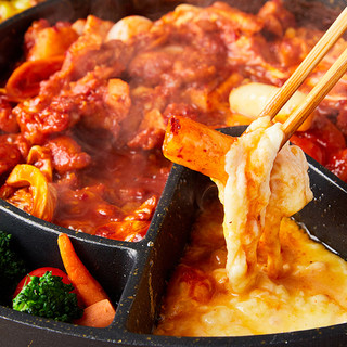 チーズがとろーりとろけるチーズタッカルビ