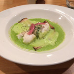 Restaurant Le Victoria - Cabillaud fondant, déclinaison de jeunes poireaux