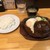ハンバーグ大地 - 料理写真:デミグラスソースのハンバーグ(300g)＋目玉焼き