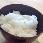 農口尚彦研究所　杜庵 - 酒米の五百万石のご飯