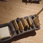 串焼 だるま山 - クリームチーズの女王様    580円