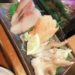 Sushi Izakaya Yataizushi - お刺身３点盛
