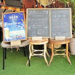 江坂イタリアン ラッポルティ - 入口横ボード