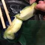 いかの墨 - 十全茄子は瑞々しい