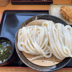 手打ちうどんますや - ザル大＆とり天